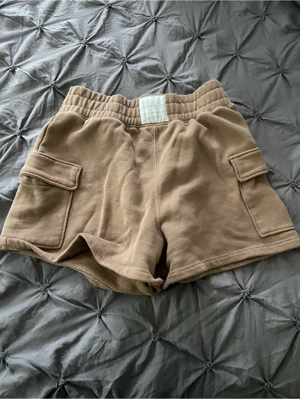 Hollister Brown Cargo-Style Kids Shorts